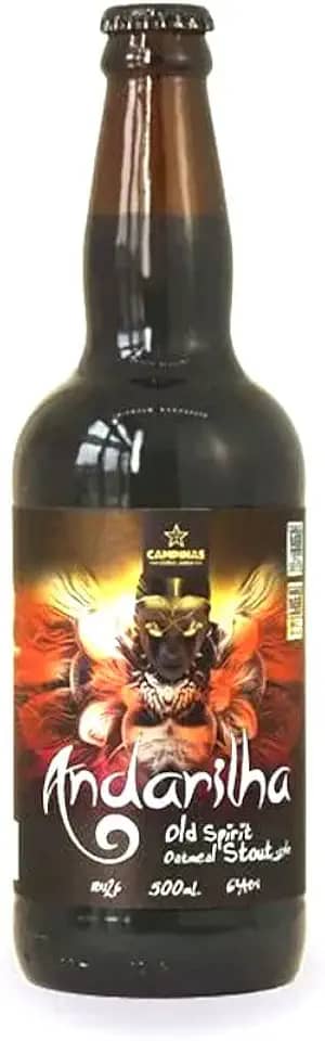 Cerveja Andarilha Old Spirit Oatmeal Stout Cervejaria Campinas 500ml