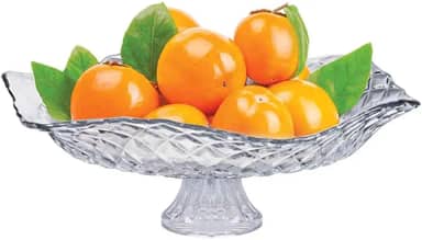 Ruvolo, Saladeira ou Fruteira de Mesa com Pé de Vidro,