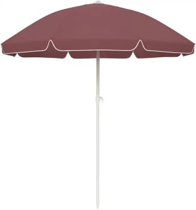 Guarda-sol de Praia 2,20 m com Proteção UV, Altura Ajustável 1,80–2,30 m e Bolsa para Transporte