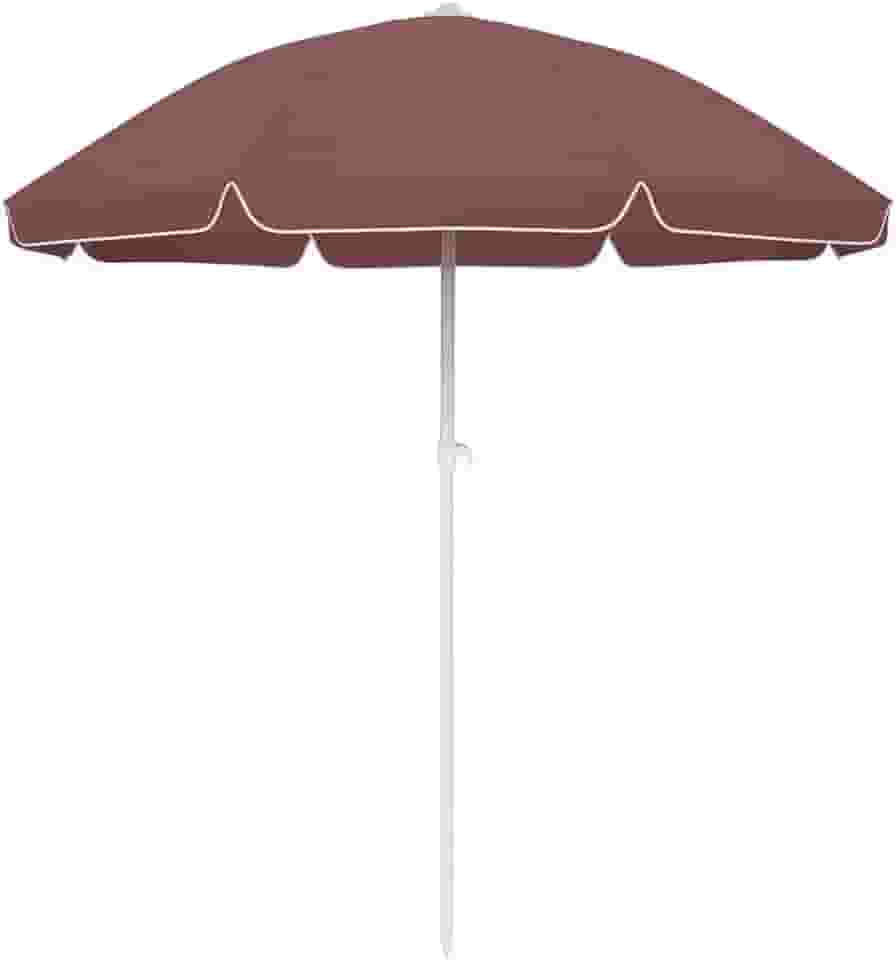 Guarda-sol de Praia 2,20 m com Proteção UV, Altura Ajustável 1,80–2,30 m e Bolsa para Transporte