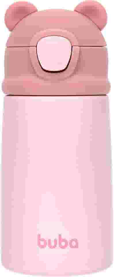 Buba, Copo Térmico Parede Dupla Ursinho Rosa