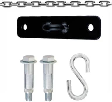 Suporte de Saco de Boxe - Suporte Saco de Pancada Teto - Gancho de Teto - Retangular - Gorilla