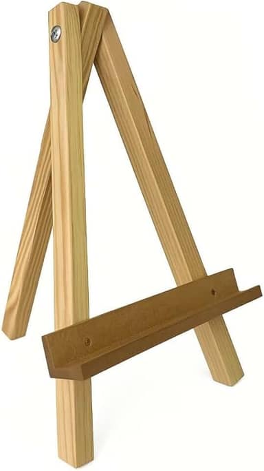 Mini Cavalete De Pintura Em Madeira Pinus - 50 CM