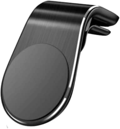 Suporte Veicular Para Celular 360° Premium Magnético Automotivo Imã Universal Discreto Saída de Ar Prateado Compatível com Capa de Celular Sem Fio Portátil ONYK (Preto)