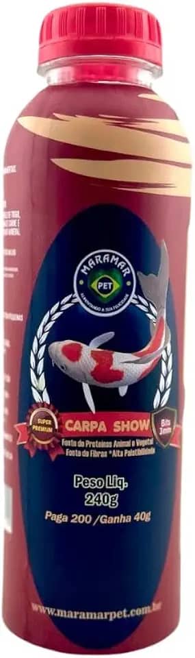 Ração Para Peixes Carpa Show 3mm 240g Maramar
