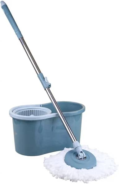 Rayco - Mop Giratório Essencial Cesto Plástico 8 litros e 1 Refil