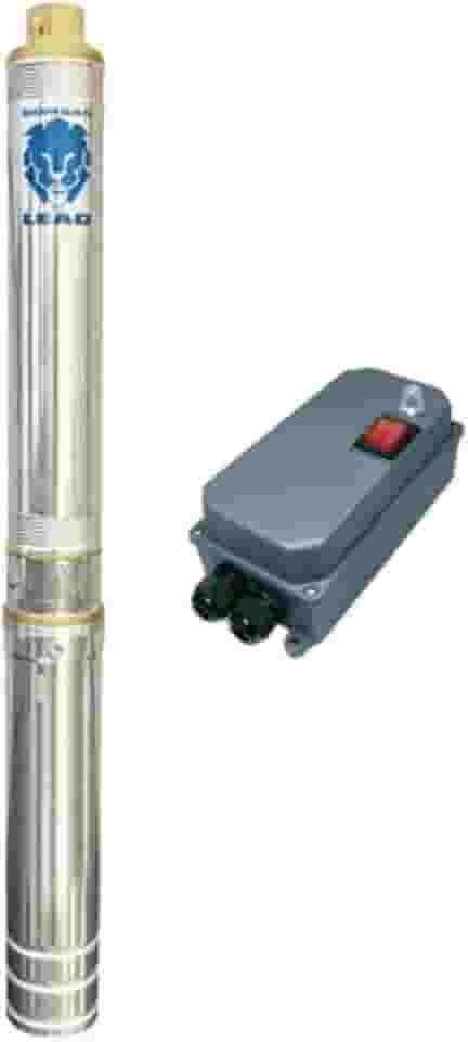 Motobomba Submersa Poço Artesiano Leão 3r3pb-25 180 1,5cv Control Box 220v