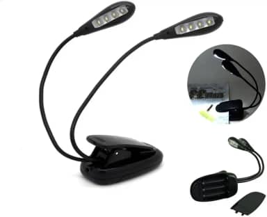 Luminária Tipo Clip 2 Braços 8 Leds