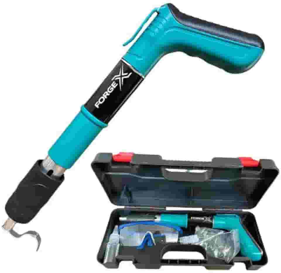 Pistola de Fixação Finca Pino Ferramenta Robusta Sistema de Segurança Compatível com Pinos com ou sem Ressaltos Óculos de Proteção e Acessórios