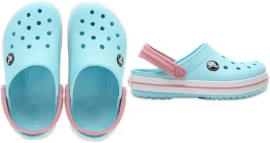 Sandália crocs crocband clog juvenil navy/red