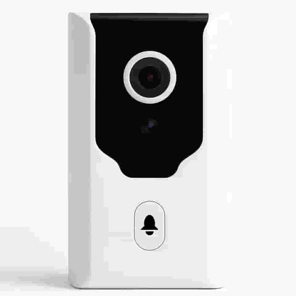 Campainha Inteligente com Câmera Wi-Fi, Visão Noturna HD, Áudio Bidirecional, Conexão USB, Monitoramento em Tempo Real