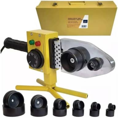 Termofusor de Tubos PVC e PPR Profissional 1.000W 20 a 63mm - 220V - 50 a 300 Graus