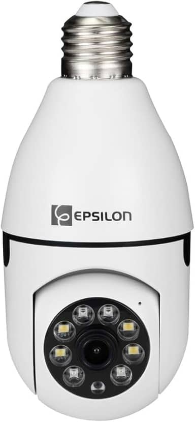 Câmera lâmpada espiã IP WIFI soquete E27