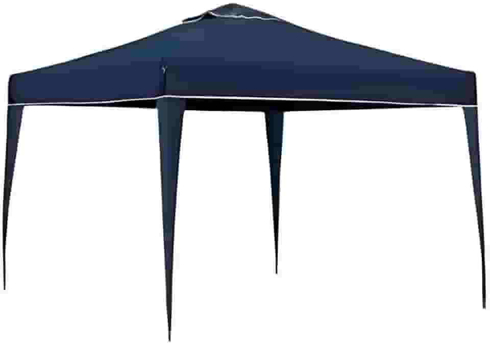 Tenda Gazebo Sanfonada 3x3 Articulada Impermeável - Barraca de Praia Resistente para Camping, Proteção Ar Livre e Exterior