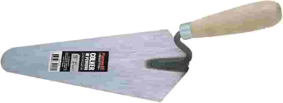 Famastil Colher de Pedreiro Famastil – 7' – Canto reto – Aço forjado – Cabo de madeira