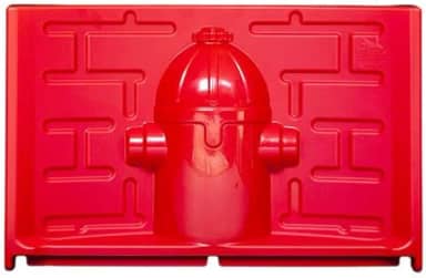 PIPI DOLLY'S Acessório Painel Sanitário para cachorro Macho Vermelho Luxo