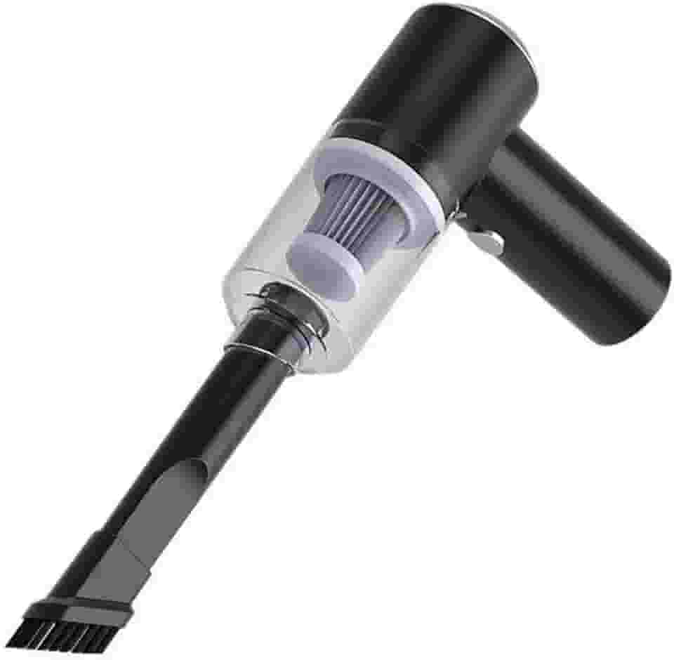 Aspirador de Pó Portátil Multifuncional Sem Fio Com Filtro HEPA - Carregamento USB Ideal Para Limpezas Delicadas de Carro, Sala, Quarto, Banheiro, Escritório