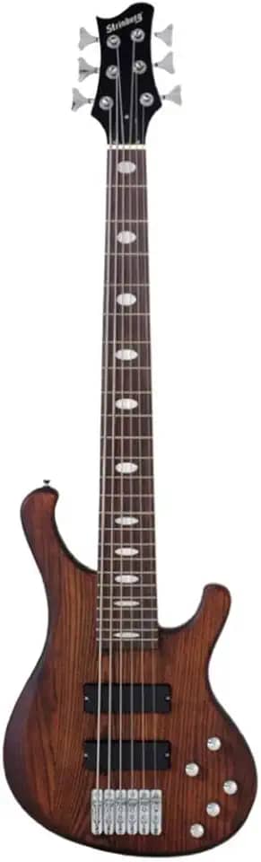 Contra Baixo Strinberg Sab66 Dw Dark Wood 6 Cordas Ativo