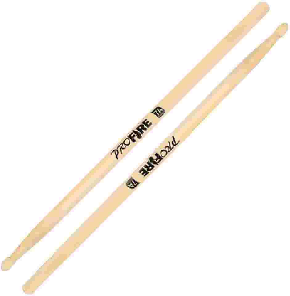 Par De Baquetas Spanking Pro Fire 7A Madeira Lisa Marfim