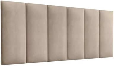 Cabeceira Cama Box Casal 140x45 Bege Ane