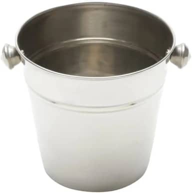 BALDE PARA GELO DE AÇO INOX PRIME 900ML PRATEADO