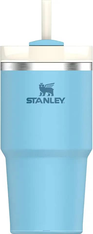 Stanley - Copo Quencher H2.0 FlowState 591ml - Copo de aço inoxidável com tampa, isolamento a vácuo, para água, chá gelado, café, smoothies e muito mais, Pool