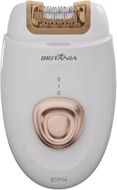 Depilador de Pelos Britânia 4 Acessórios BDP04 5W Branco e rose Bivolt