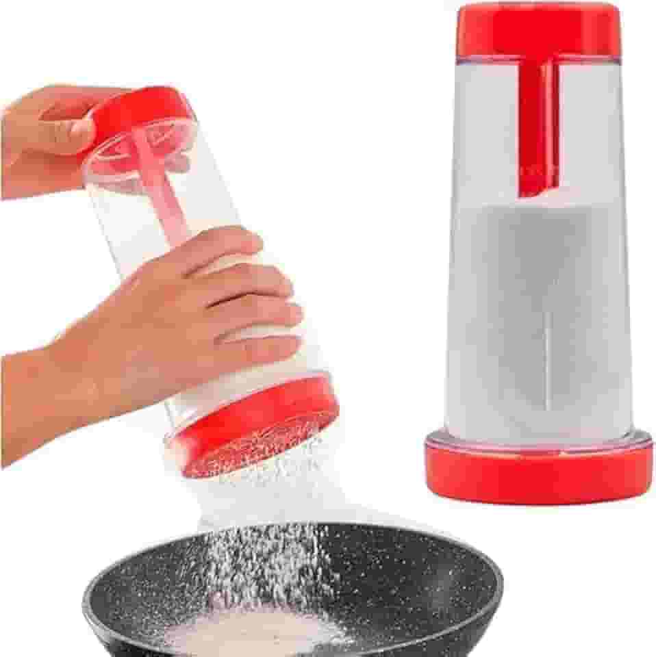 Tapioqueira Portátil Rotativa Faça Tapioca Crepioca E Beiju com Praticidade Transforme Sua Cozinha Com Tapioqueira Portátil Semiautomática Rápida Prática E Super Fácil De Usar(Vermelho)