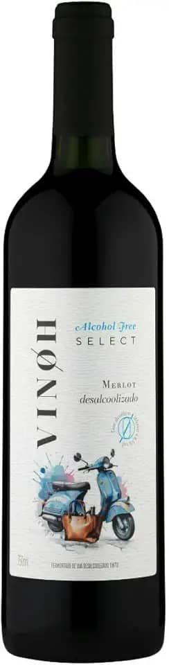 Vinho Sem Álcool Tinto Merlot Select 750ml - Vinoh