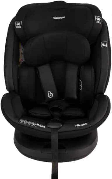 Cadeira Infantil para Auto Isofix 360 Preto Galzerano