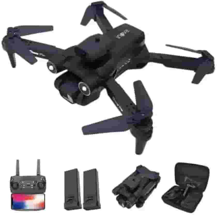 Drone 4K GPS Dobrável com Câmera Full HD e Sensor de Obstáculo, Voo Estável e Preciso, Câmera Estabilizada e Bateria de Alta Duração