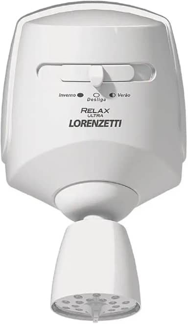 Ducha Relax 127V 5500W, Lorenzetti, 7540112, Branco, Pequeno