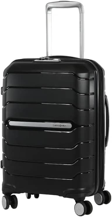 Mala de Viagem Octolite Preta Pequena Expansível