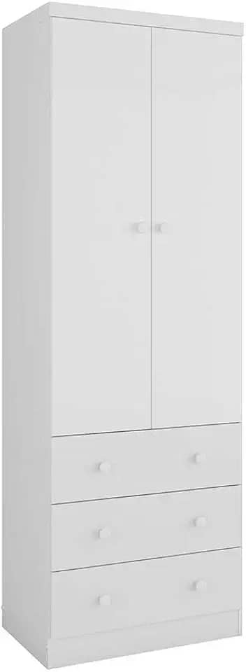 Guarda Roupa Infantil 2 Portas 3 Gavetas Smim Móveis Peroba