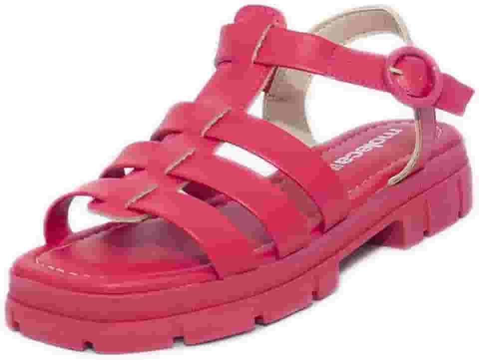 Sandália Feminina Tratorada Creme Moleca 5475.102