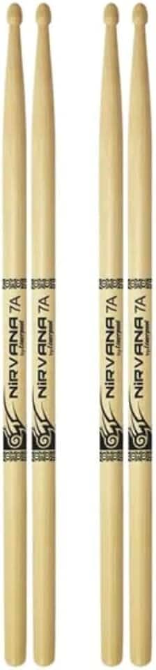 Baqueta 7A Nirvana Ecobio Madeira Liverpool Kit com dois pares