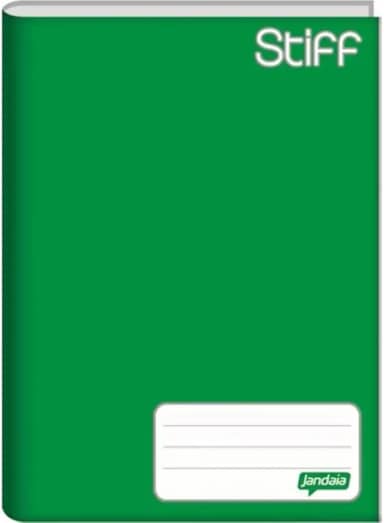 Jandaia - Caderno Brochura Stiff 1/4 Verde 96Fls