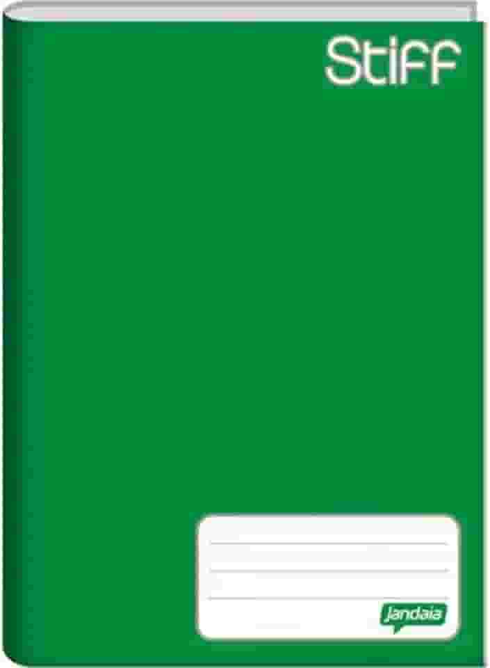 Jandaia - Caderno Brochura Stiff 1/4 Verde 96Fls