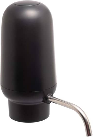 WOLFF - Aerador Elétrico para Vinho Automático de Plástico e Aço Inox Preto 6cm x 12cm x 11,5cm