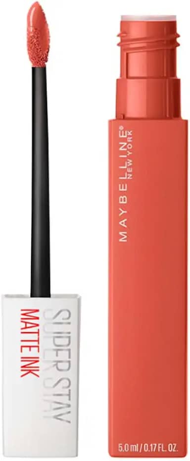 Maybelline SuperStay Matte Ink Batom Líquido Matte Longa Duração 16H com Aplicador Preciso, Não Transfere e Cor Intensa, Acabamento Matte Confortável, Cor 70 Amazonian Nude Amarronzado, 5ml