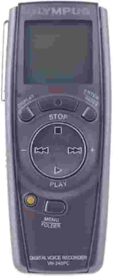 OM SYSTEM Gravador de Voz VN-240 PC Digital com 32 GB de Memória e USB 2.0