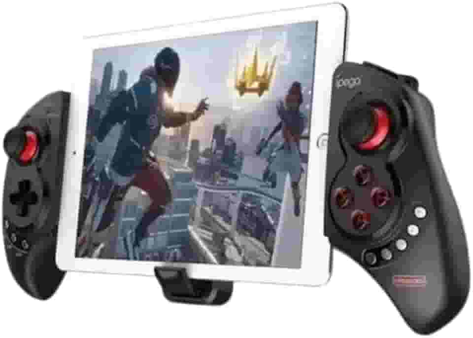 Controle Gamepad Bluetooth 5.0, Extensível até 280mm, para Celular e Tablet, Preto