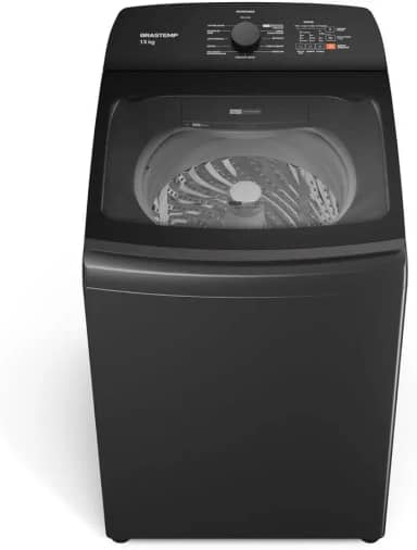 Máquina de Lavar Brastemp 13Kg Cinza Platinum com Ciclo Tira Manchas Advanced e Ciclo Antibolinha - BWK13A9 220v