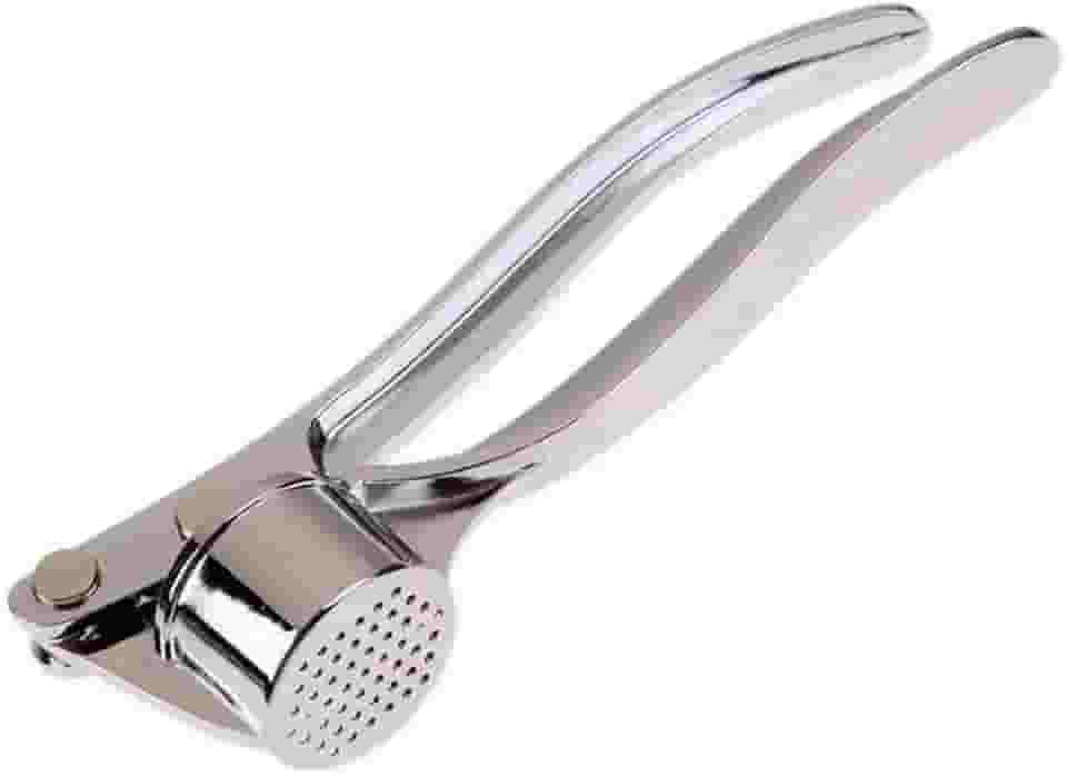 Espremedor Triturador Amassador Profissional de Alho em Aço Inoxidável