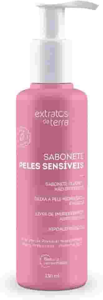 Sabonete para Peles Sensíveis 130 ml - Hidratante, Hipoalergênico e Antioxidante - Para Pele Sensível, com Rosácea ou Reativa