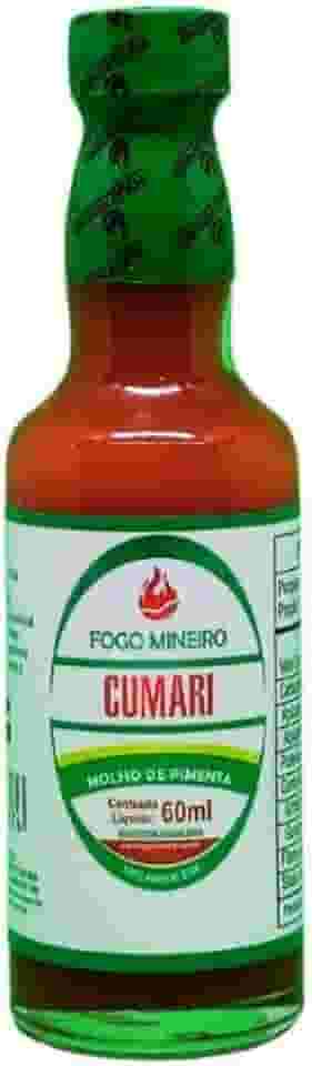 Pimenta Cumari Molho 60ml Saborosa Gourmet Premium Fogo Mineiro