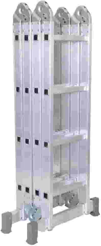 Escada Articulada 16 Degraus Alumínio 4x4 13 Posições Reisam