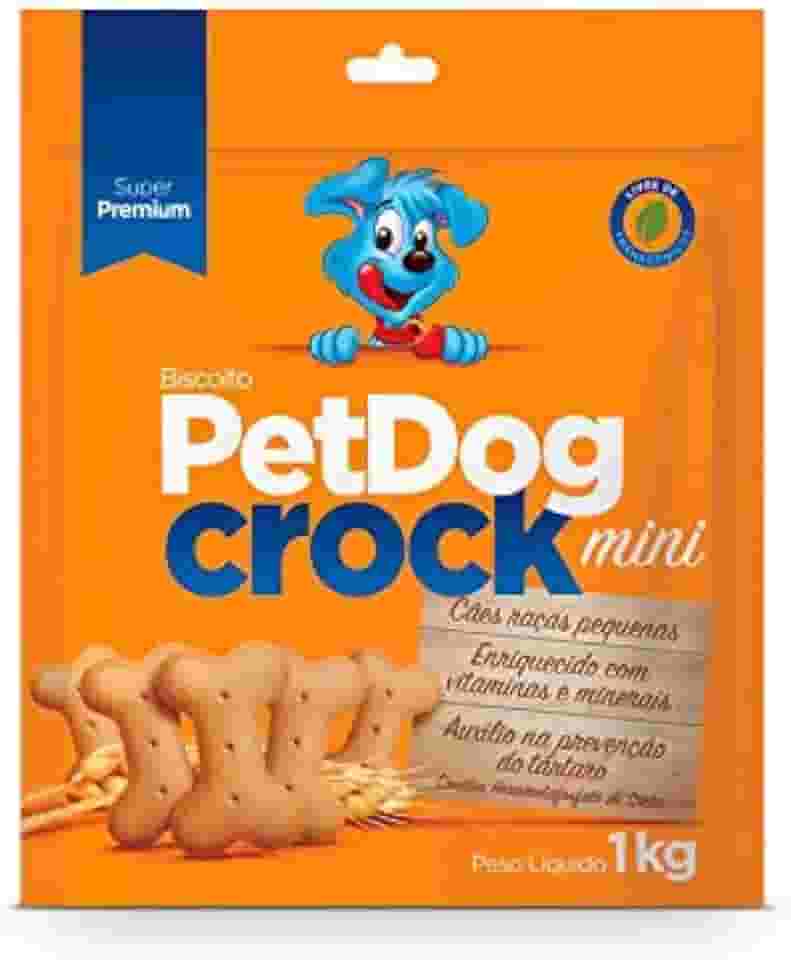 Pet Dog Biscoito Pet Dog Crock Mini 1Kg