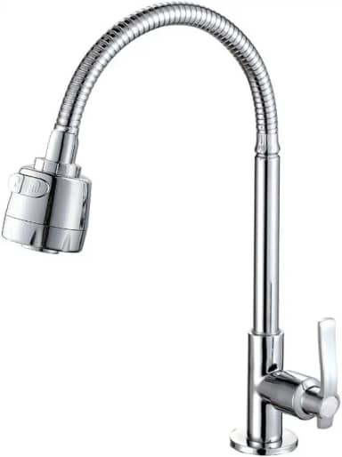 Torneira Cozinha Gourmet Flexível Pia Mesa 2 Jatos Metal