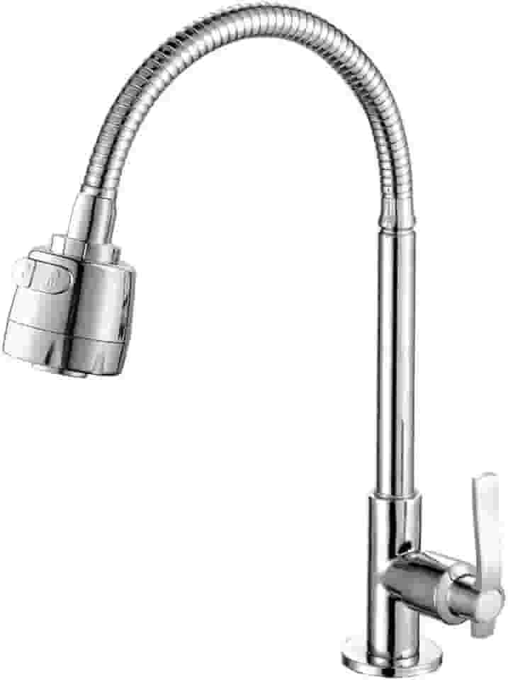 Torneira Cozinha Gourmet Flexível Pia Mesa 2 Jatos Metal